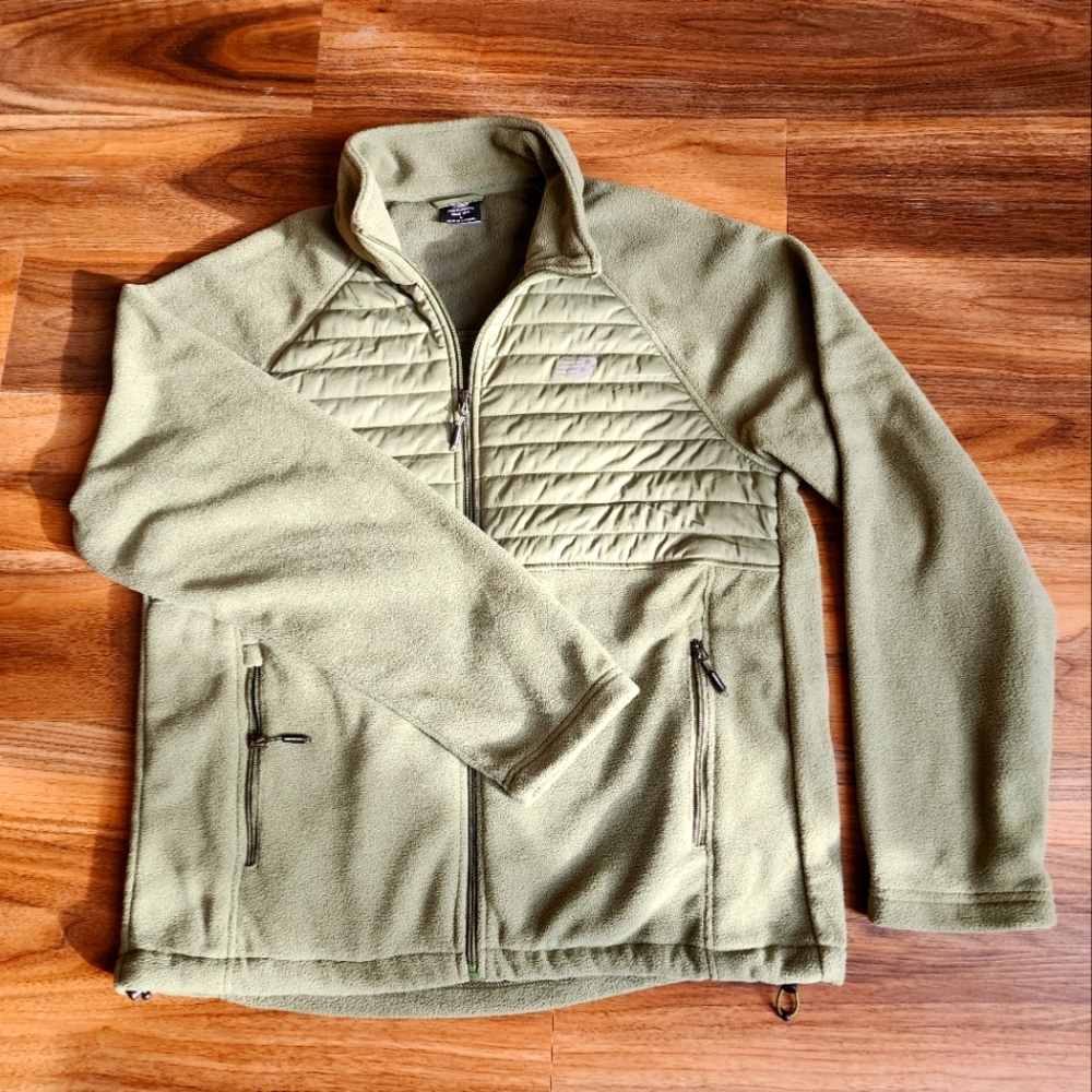 Bundle of (2) Men's New Balance Full Zip Fleece Jackets.